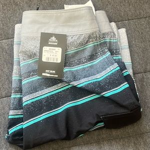Gray swim trunks for kids